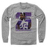 Mens Long Sleeve Heather Gray
