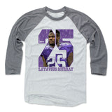Mens Baseball T-Shirt Heather Gray / Ash