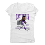 Womens Women's V-Neck White